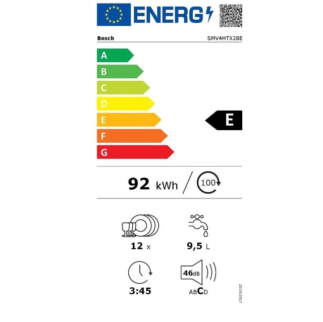 Bosch lave vaisselle encastrable série 4 SMV4HCX48E