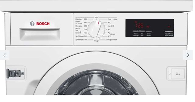 Bosch machine à laver encastrable série6 wiw24348ff