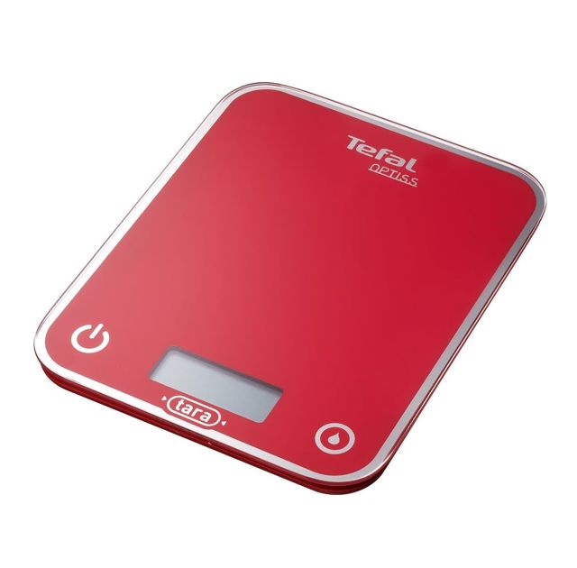 Tefal balance cuisine optiss 5 kg rouge BC5003V2