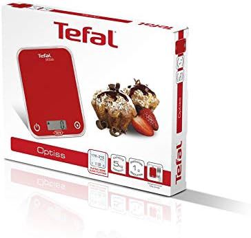 Tefal balance cuisine optiss 5 kg rouge BC5003V2