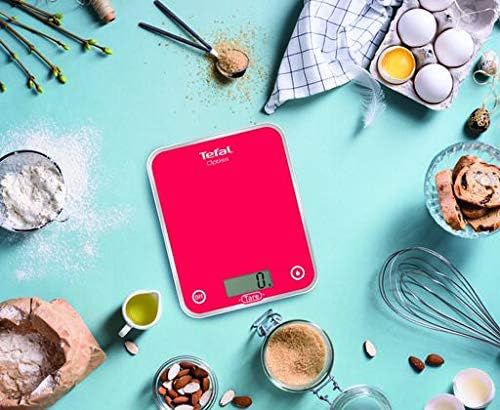 Tefal balance cuisine optiss 5 kg rouge BC5003V2