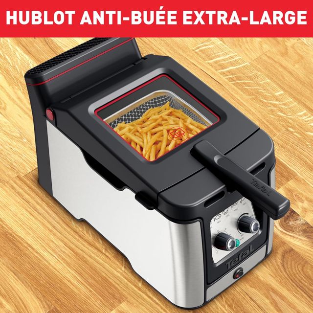 Tefal airfryer friteuse à l'huile clear duo 3.5L fr600d10