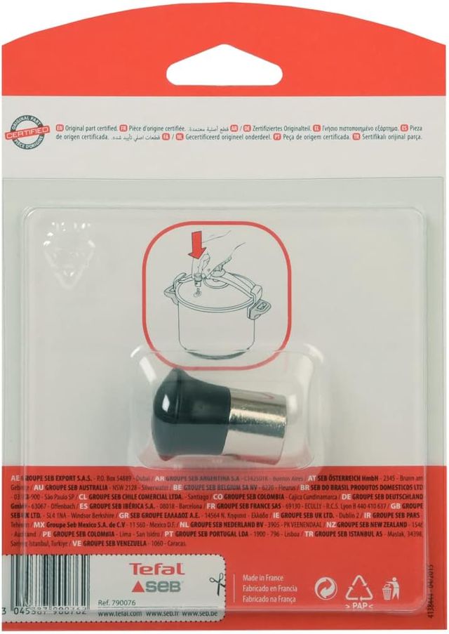 Seb soupape noire pour Cocotte munite 790076 (pièce)