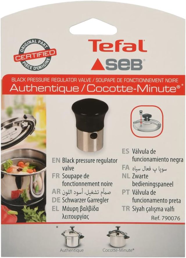 Seb soupape noire pour Cocotte munite 790076 (pièce)