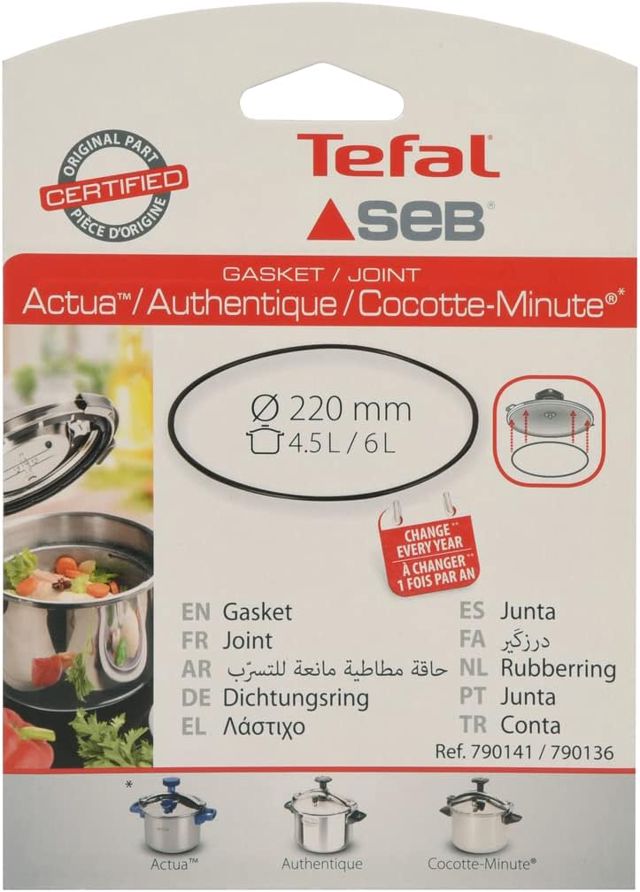 Seb joint cocotte minute 4.5L 6L SS-790141 (pièce)