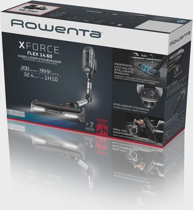 Rowenta aspirateur balai flex 14.60 kit animal RH99A9WO