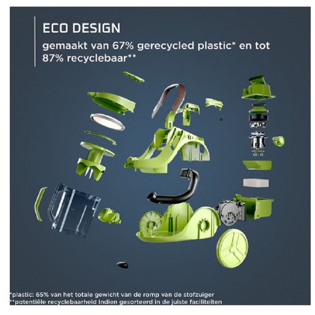 Rowenta Green Force Cyclonic RO7C89EA Sans Sac