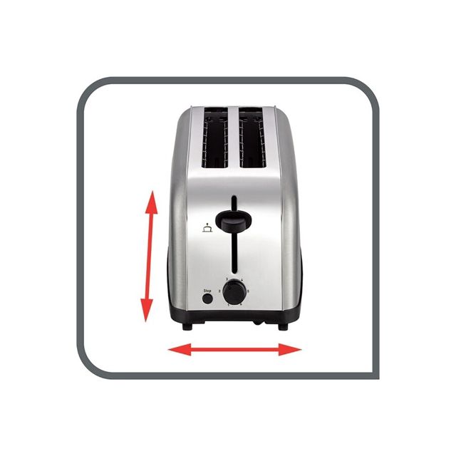 Tefal equinox grille pain 2 fente TL330D11