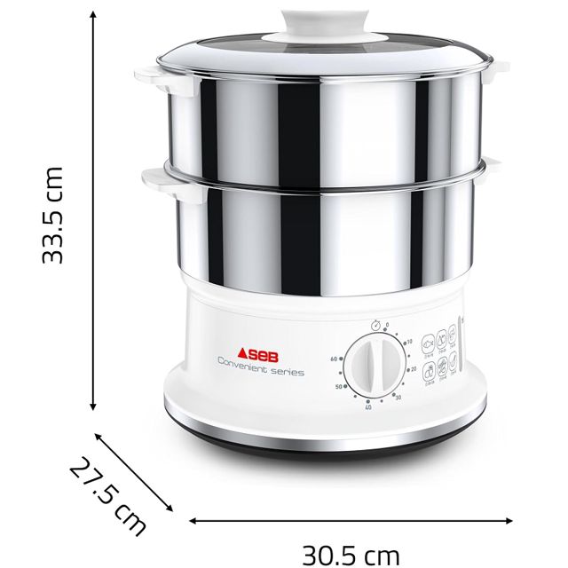 Seb cuiseur vapeur convenient inox VC145100