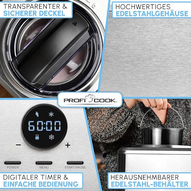 ProfiCook yaourtière et sorbetière PC-ICM 1268