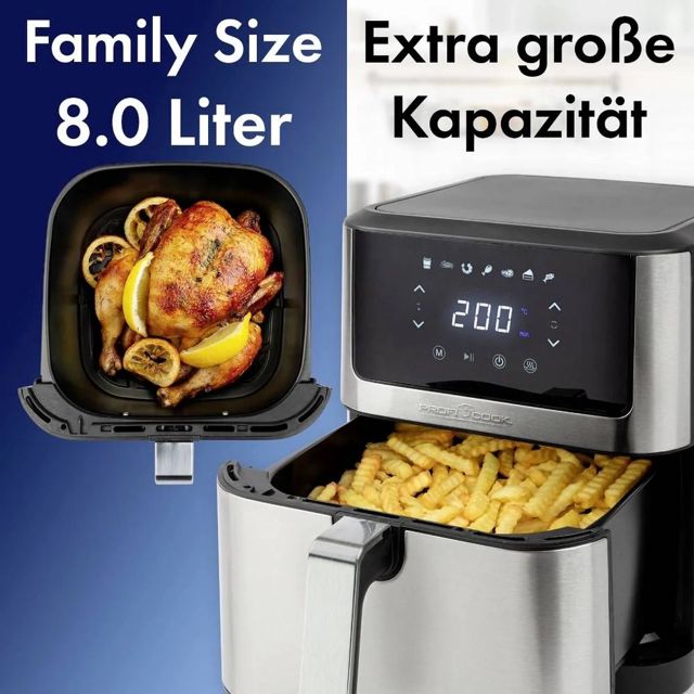 ProfiCook friteuse acier inoxydable PC-FR 1269 H