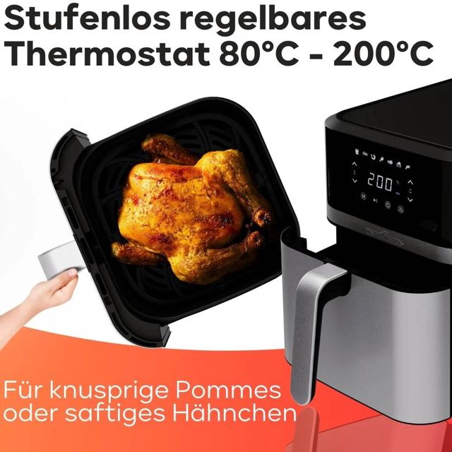 ProfiCook friteuse acier inoxydable PC-FR 1269 H