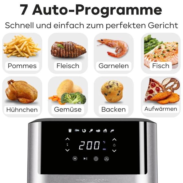 ProfiCook friteuse acier inoxydable PC-FR 1269 H