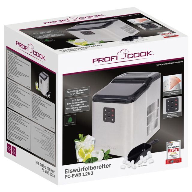 Proficook machine à glaçons 1.5L 12KG PC-EWB 1253