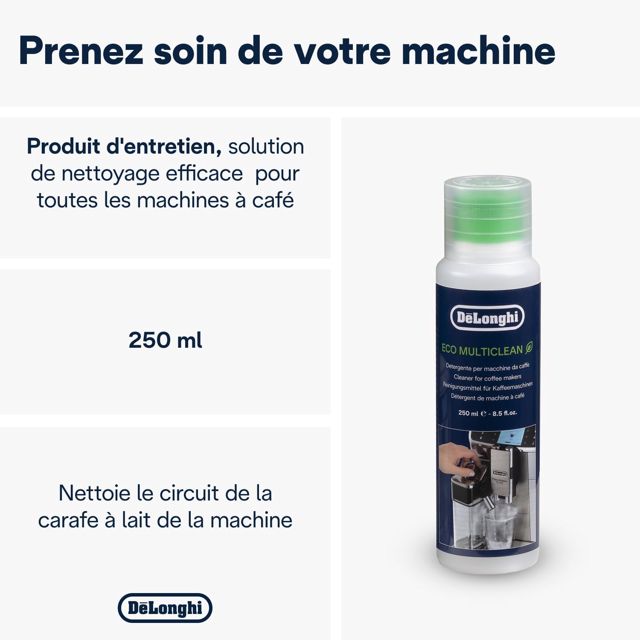 Delonghi nettoyant cafétiere eco multiclean DLSC550 (pièce)