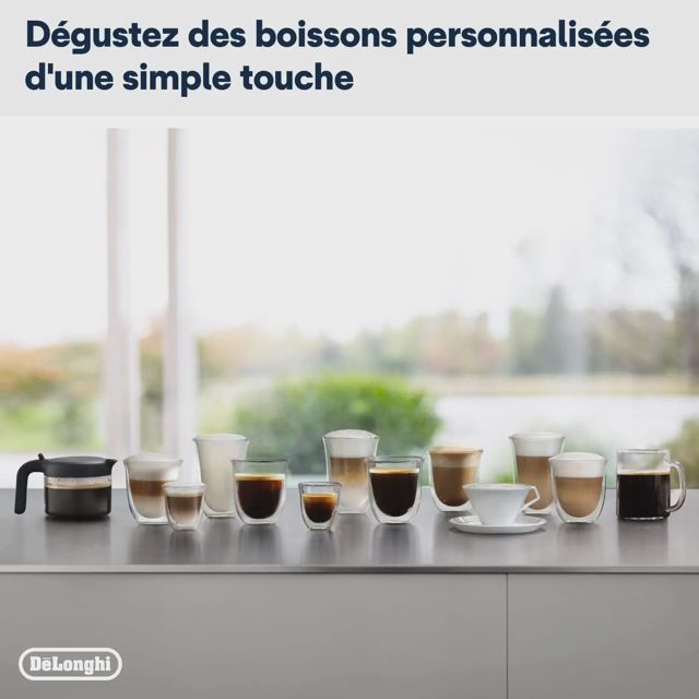 Delonghi cafétiere connectée dinamica plus ECAM372.95.TB