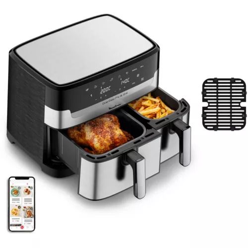 Moulinex friteuse dual easy fry&grill 8.3L 2700w EZ905D20