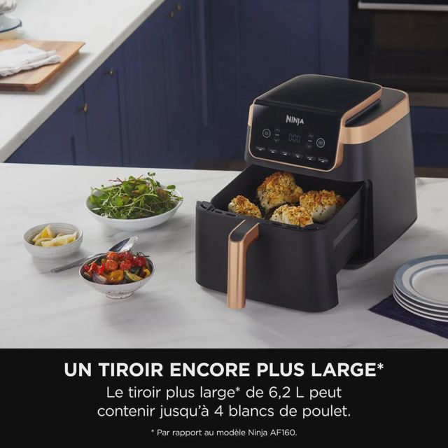Ninja friteuse air fryer max pro AF180EUCP 6.2 L