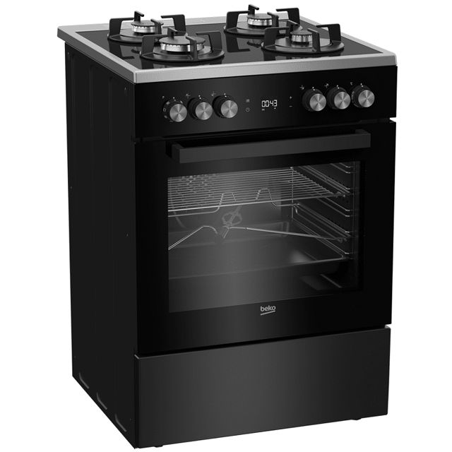 Beko cuisinière pose libre 60cm fsrt62310dbcs