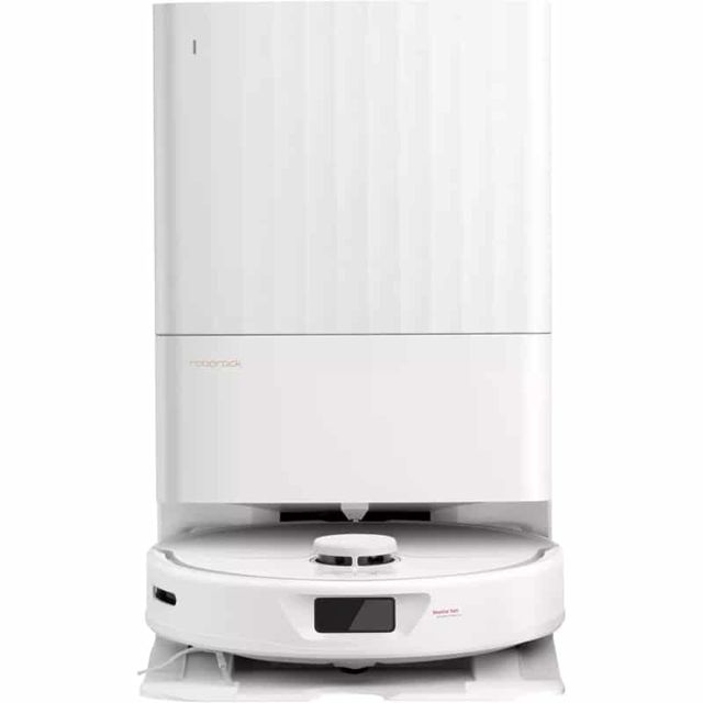 Roborock Qrevo robot aspirateur station multifonction blanc