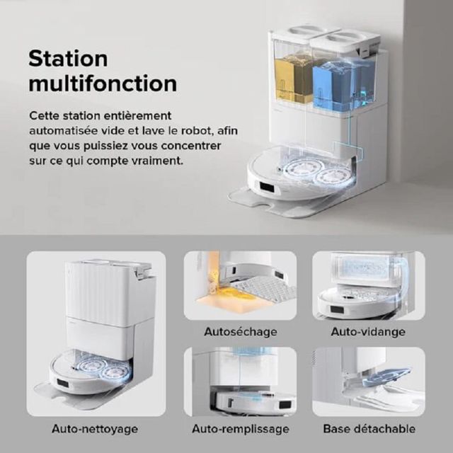 Roborock Qrevo S aspirateur station multifonction