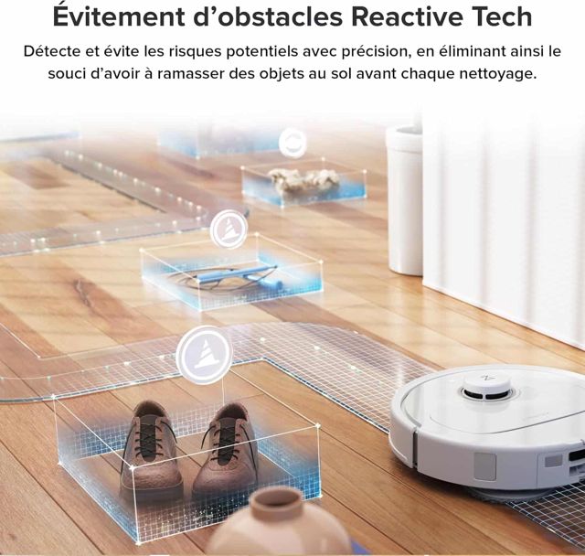 Roborock Qrevo Pro aspirateur robot blanc