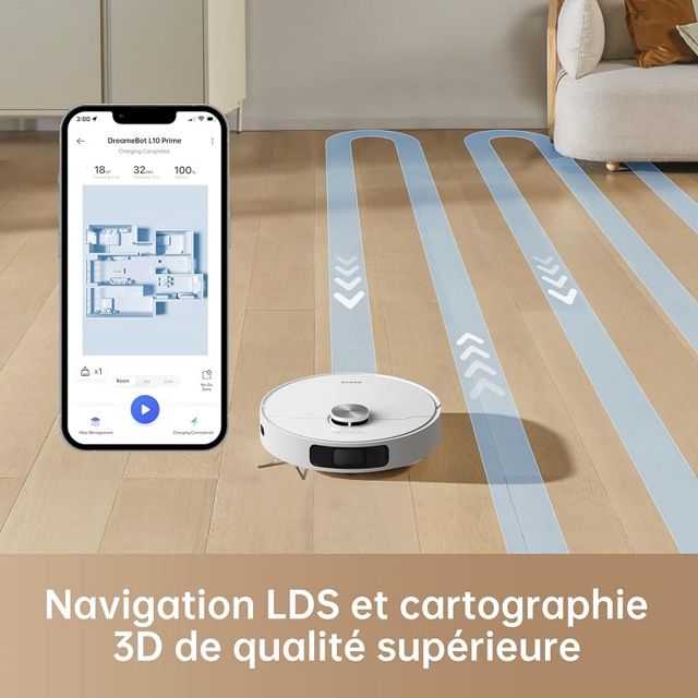 DreameBot L10 Prime robot aspirateur laveur