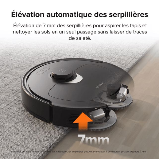 Roborock Qrevo aspirateur robot station multifonction noir