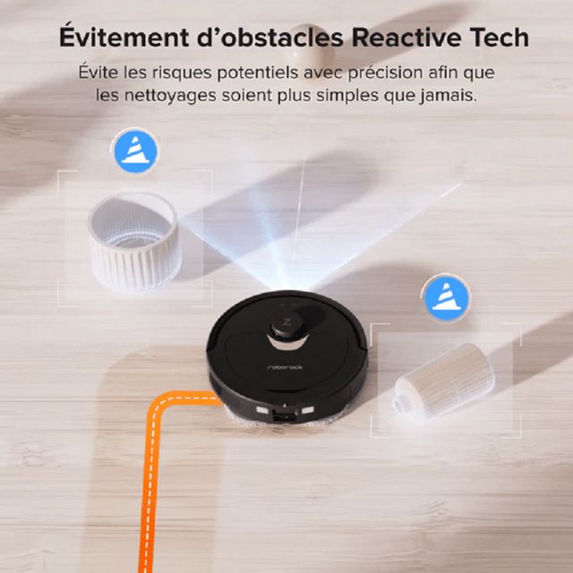 Roborock Qrevo aspirateur robot station multifonction noir