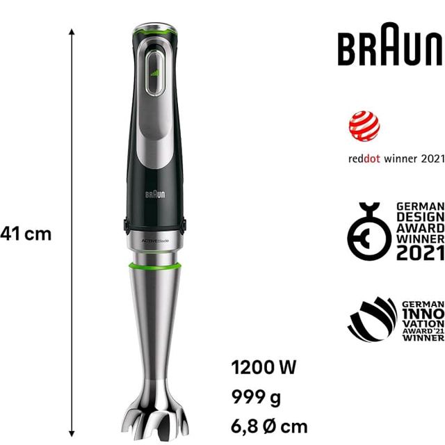 Braun multiquick 9 mixeur plongeant MQ 9187XLI