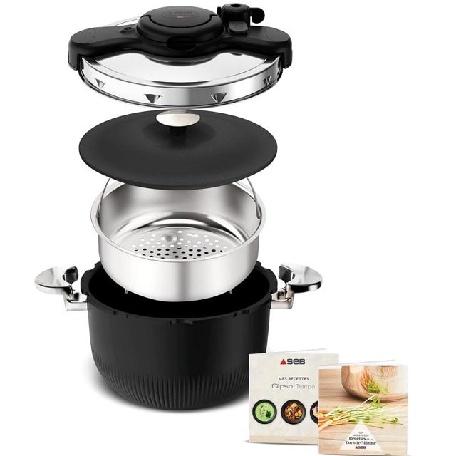 Seb cocotte minute 6L fonte noir P4810700