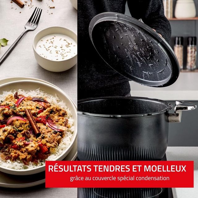 Seb cocotte minute 6L fonte noir P4810700