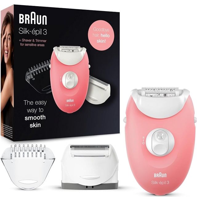 Braun épilateur 3 en 1 Se 3440 Silk épil 3 Starter