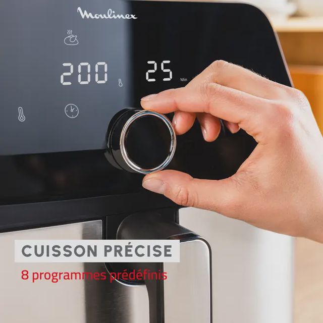 Moulinex friteuse Easy Fry Mega 7.5 L 8 programmes
