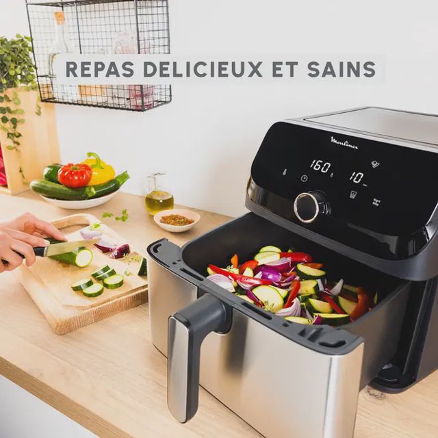 Moulinex friteuse Easy Fry Mega 7.5 L 8 programmes