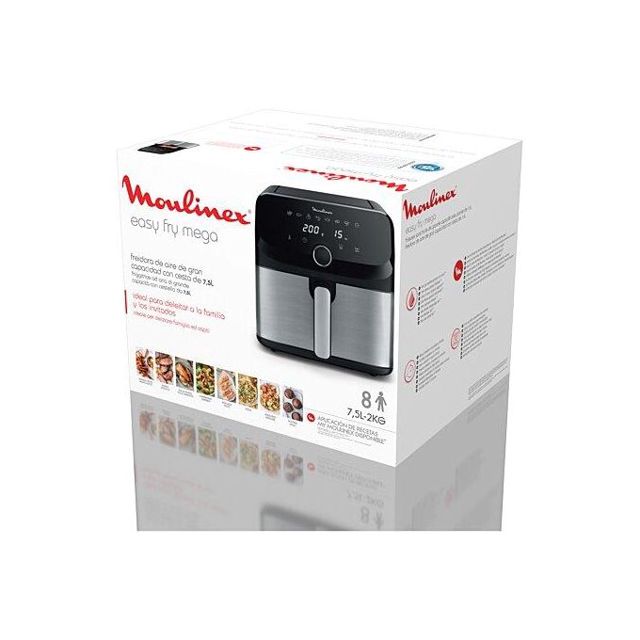 Moulinex friteuse Easy Fry Mega 7.5 L 8 programmes