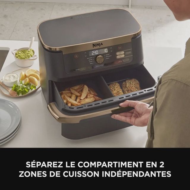 Ninja foodi friteuse FlexDrawer 10.4L AF500EUCP