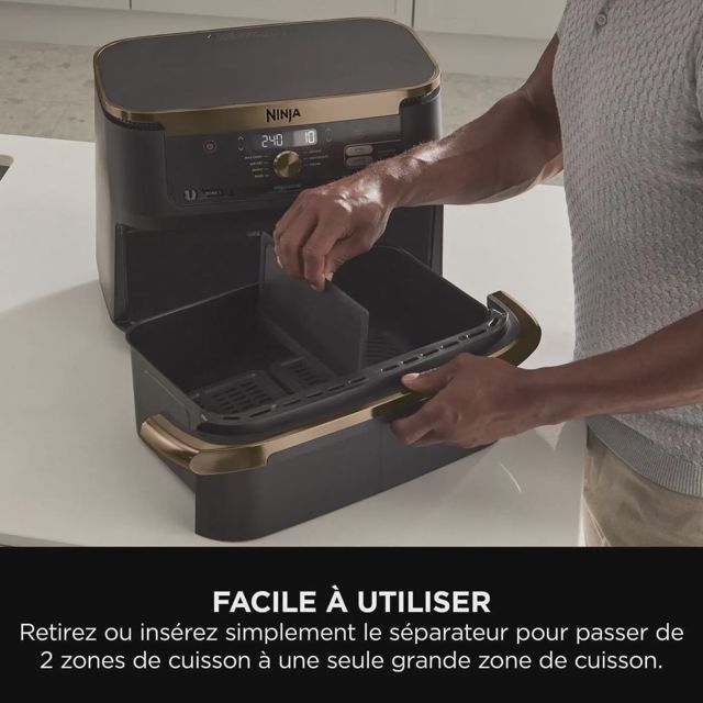 Ninja foodi friteuse FlexDrawer 10.4L AF500EUCP