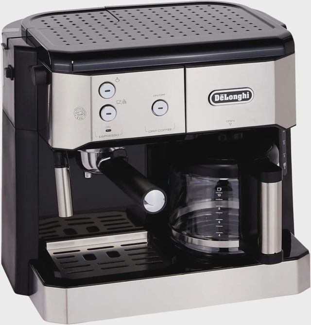 Delonghi machine à café cafétiere métallique 2en1 BCO421.S