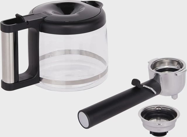 Delonghi machine à café cafétiere métallique 2en1 BCO421.S