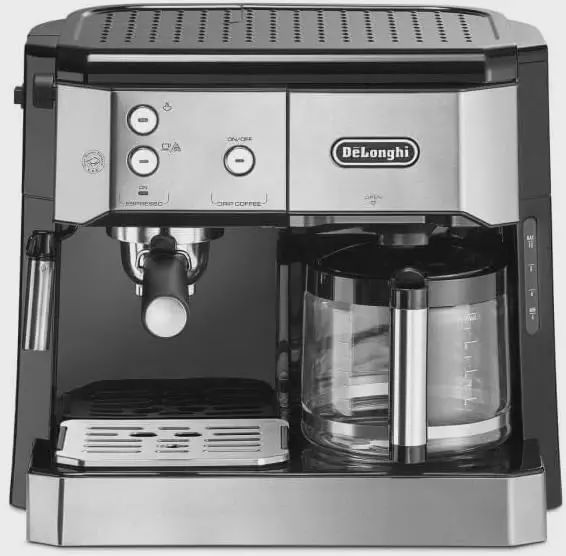 Delonghi machine à café cafétiere métallique 2en1 BCO421.S