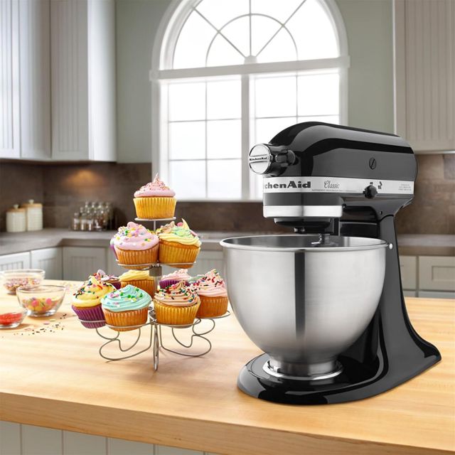 KitchenAid pétrin noir 4.3L 5K45SSEOB