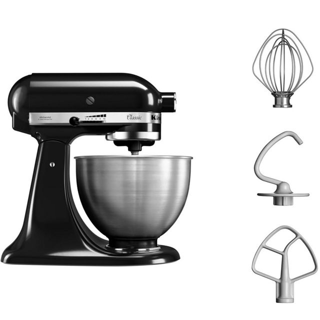 KitchenAid pétrin noir 4.3L 5K45SSEOB