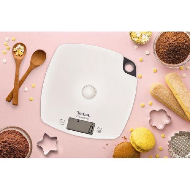 Tefal balance cuisine 5kg et 1g BC1000V1 Blanc