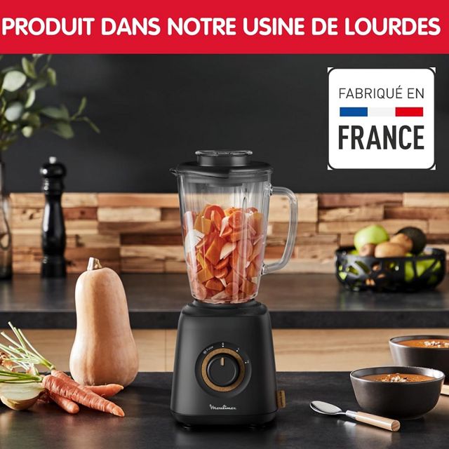 Moulinex blender eco conçu noir LM46EN10