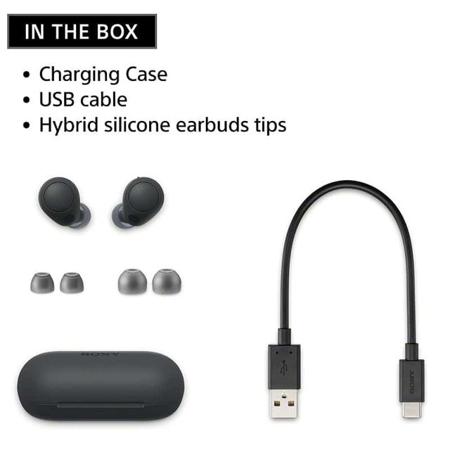 Sony écouteurs Bluetooth noir WF-C700N