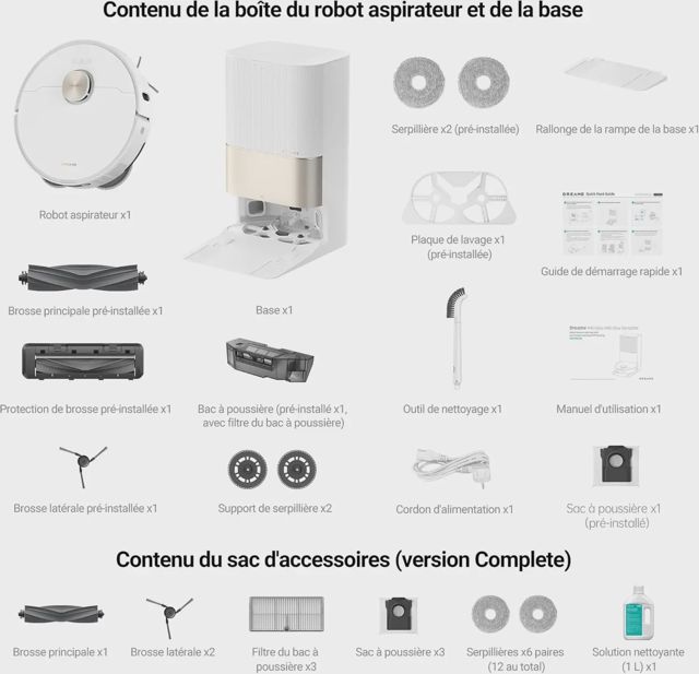 DREAME X40 Ultra Complete Robot Aspirateur