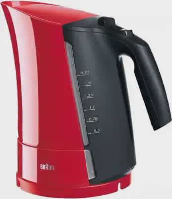 Braun bouilloire 1.7l RED 3000W WK300RD