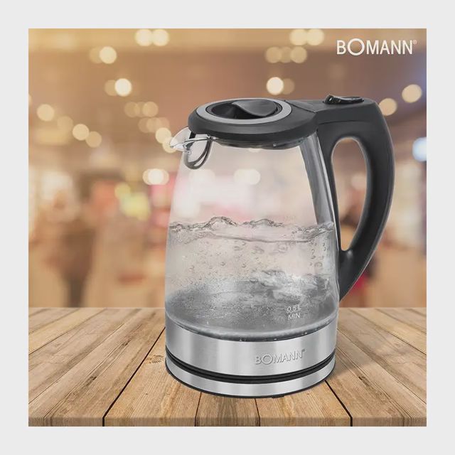 Bouilloire électrique en verre bomann