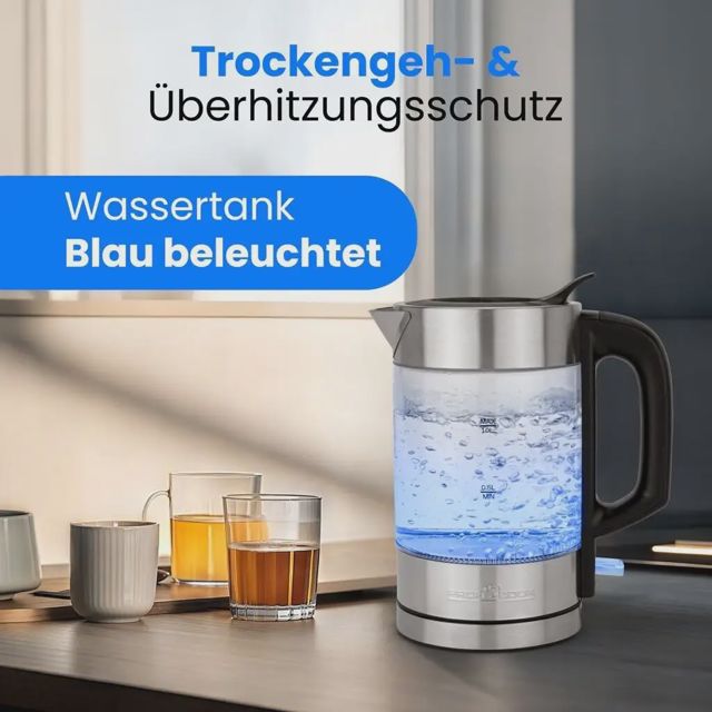 ProfiCook Bouilloire Inox 1 L 1600 W PC-WKS1229